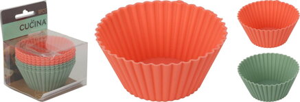 Košíčky na muffiny samostatné, silikón, sada 8ks