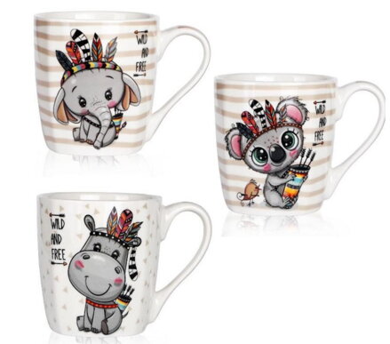 Hrnček detský porcelánový 300ml INDIANA