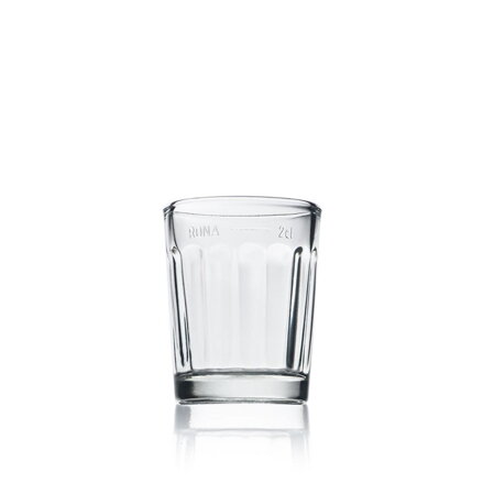 Pohár 20ml štamprlík sklo s ciachom