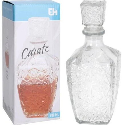 Fľaša na whisky,sklo,  900ml