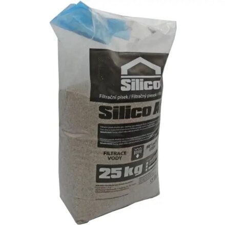 Piesok kremičitý do bazénovej filtrácie 25kg
