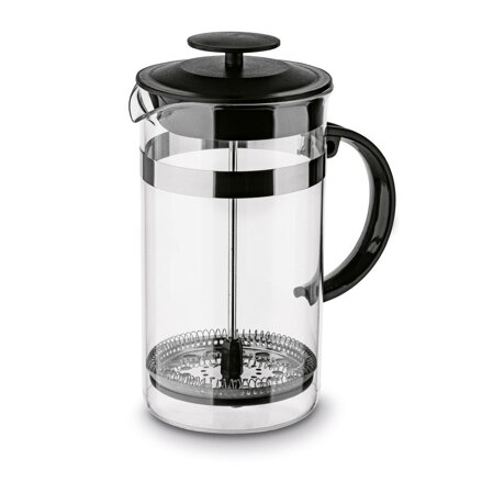 Kanvica na kávu a čaj 350ml sitko-piest, nerez FRENCH PRESS