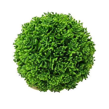 Dekorácia guľa 23 cm sukulent zelená