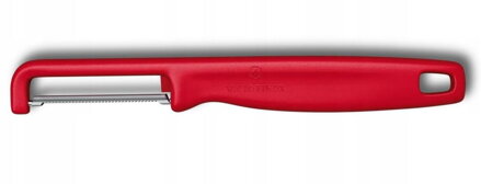 Škrabka na zemiaky/zeleninu IOTA VICTORINOX zúbkovaná, červená
