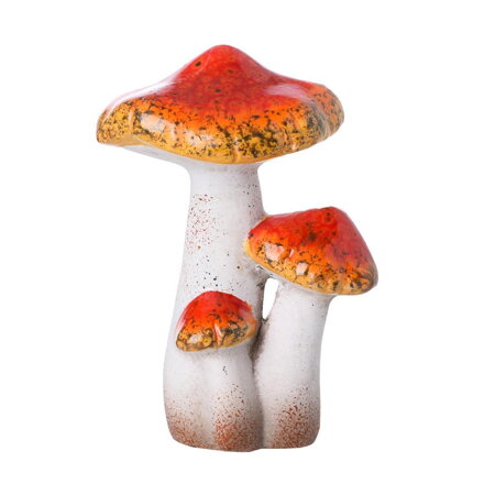 Dekorácia huby 8,5x6x12,5cm keramika
