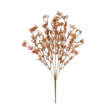 Ozdoba zapichovacia drobné bobuľk 35cm oranžová