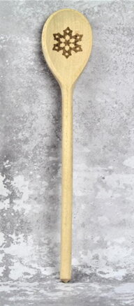 Vareška drevená 30cm vianočná