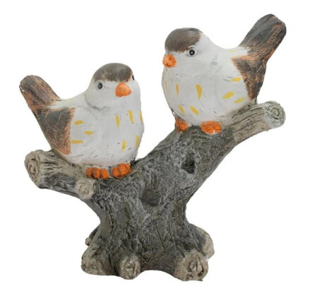 Postavička vtáčiky na konári 28,2x14,3x26 cm