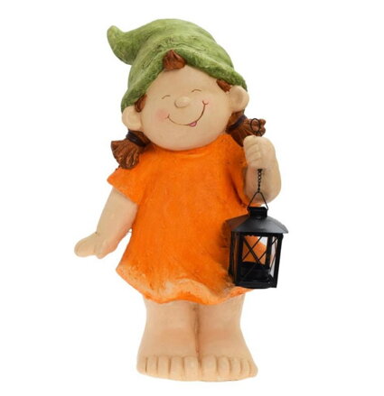 Postavička dievča s lampášom 45 cm