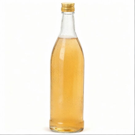 Fľaša sklenená 500ml s uzáverom ISKRA