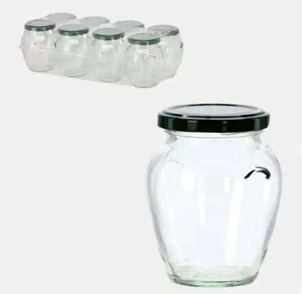 Pohár zavárací TO 63 314 ml + viečko balenie 8 ks AMFORA