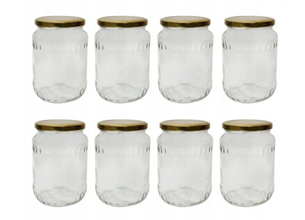 Pohár zavárací TO 82 720 ml s viečkom KLC balenie 8ks