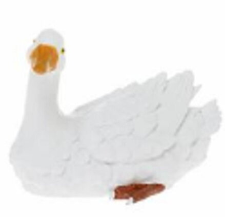 Kačka poly 12cm biela