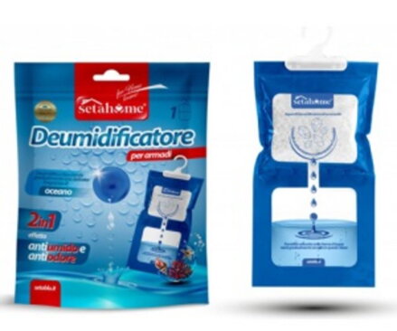 Odvlhčovač 500 ml závesný s vôňou oceán