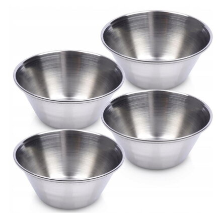Miska nerez 40 ml sada 4 ks