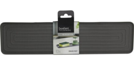 Podložka na odkvapávanie riadu 40,5x10 cm silikón