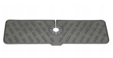 Podložka na odkvapávanie riadu pod kuchynskú batériu 45,8x13,9 cm silikón