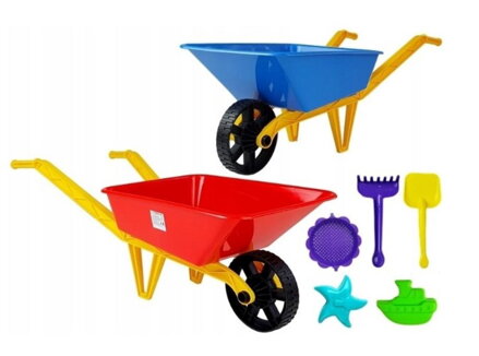 Fúrik detský s príslušenstvom do piesku plastový mix