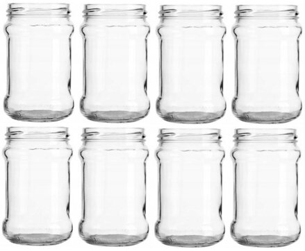 Pohár zavárací TO bez viečka 8 x 320ml