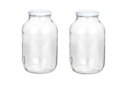 Pohár zavárací TO s viečkom 2 x 4 250ml viečko biele