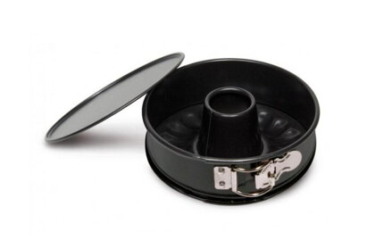 Forma tortová okrúhla o 12cm otváracia, 2 dná, nepriľnavý povrch, čierna GARDENIA