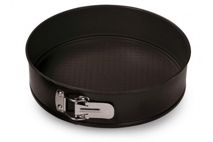 Forma tortová okrúhla o 30cm otváracia, vaflové dno, nepriľnavý povrch, čierna GARDENIA