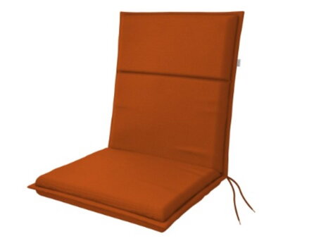 Poduška nízka 100 x48x4 cm oranžová LIFE DOPPLER