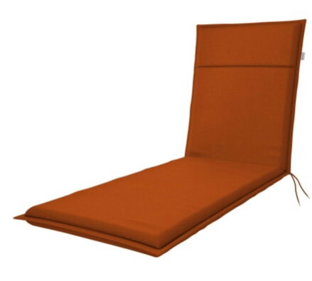 Poduška lehátko 195x60x4cm oranžová LIFE DOPPLER