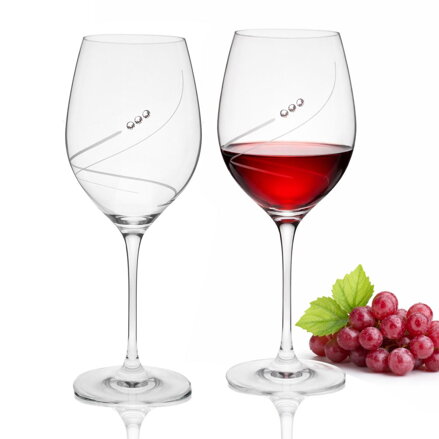 Pohár na víno 470ml biele, sada 4ks CRYSTALS