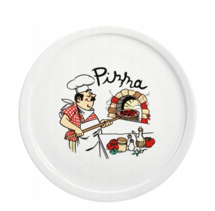 Tanier na pizzu 30 cm porcelán