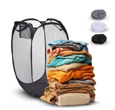 Kôš na prádlo/hračky skladací 80 l mix