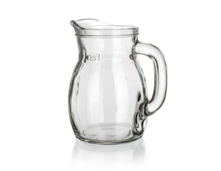 Džbán sklo  0,5l  BISTROT hrubé sklo