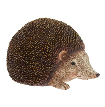 Postavička ježko 17,5 cm poly hnedý