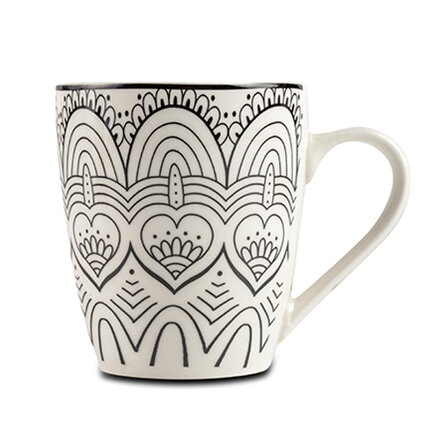 Hrnček porcelánový 350ml Maya