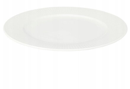 Tanier plytký 27 cm porcelán biely