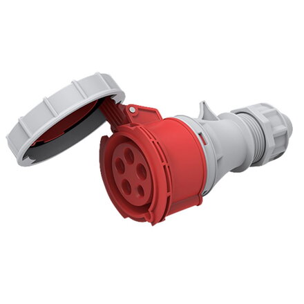 Solight zásuvka priama, 5-pólová, 400v/32A, IP67