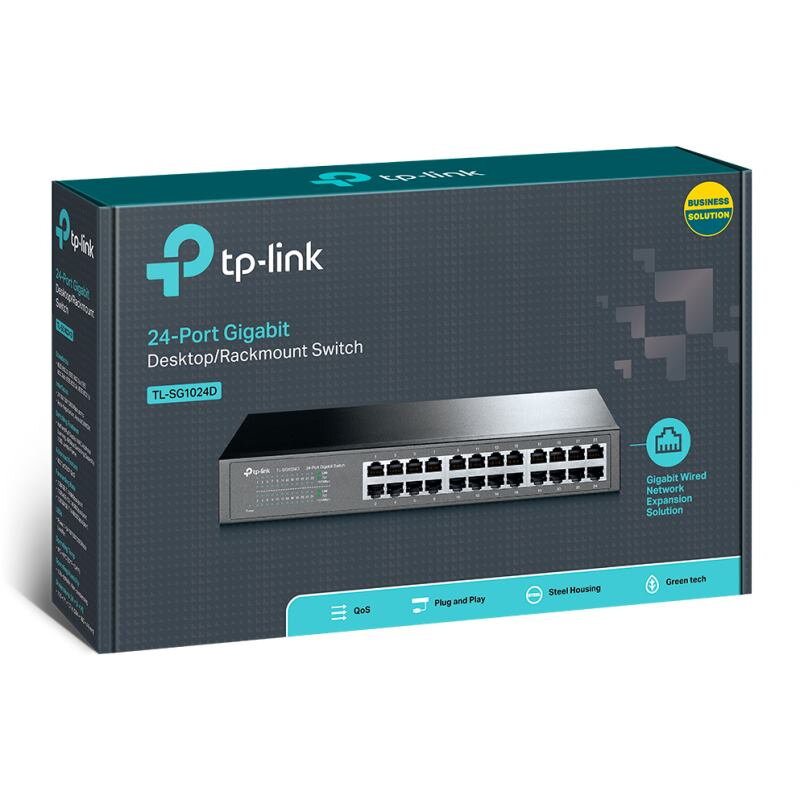 TP-Link TL-SG1024D Switch 24-Port/1000Mbps/Rack TP-Link TL-SG1024D Switch 24-Port/1000Mbps/Rack