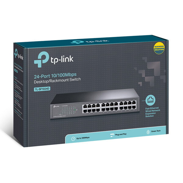 TP-Link Switch 24-Port/100Mbps/Rack TP-Link Switch 24-Port/100Mbps/Rack