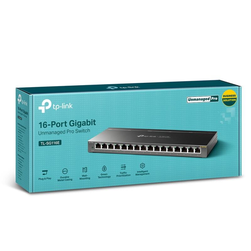 TP-Link Switch 16-Port/100/1000Mbps EasySmart TP-Link Switch 16-Port/100/1000Mbps EasySmart