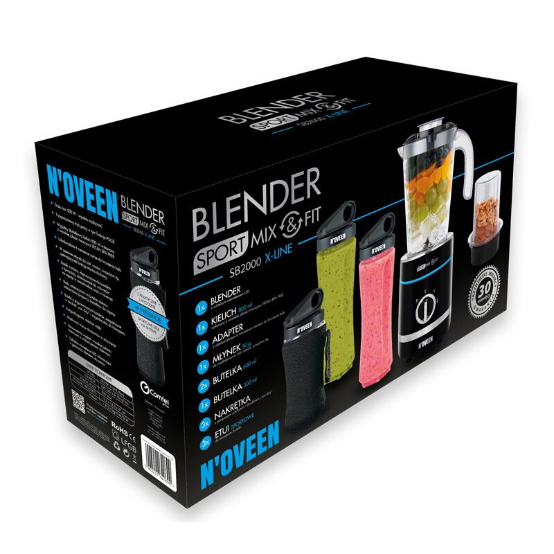 NOVEEN Sport Mix & Fit SB2000 X-LINE, Mixér NOVEEN Sport Mix & Fit SB2000 X-LINE, Mixér