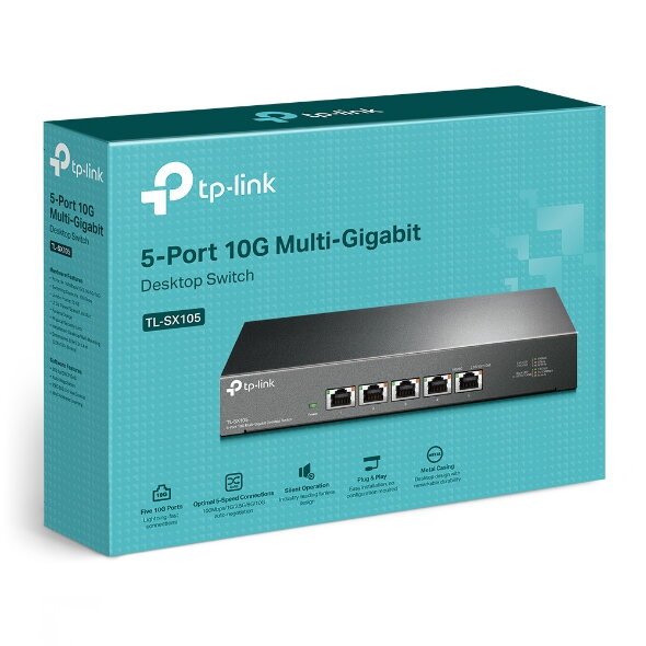 TP-Link TL-SX105, Switch 5-Port/10GBs/Desk