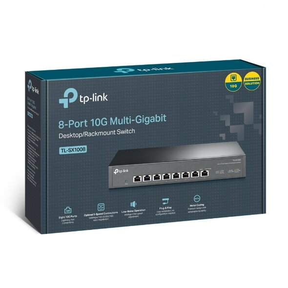 TP-Link TL-SX1008, Switch 8-Port/10000Mbps/Rack TP-Link TL-SX1008, Switch 8-Port/10000Mbps/Rack