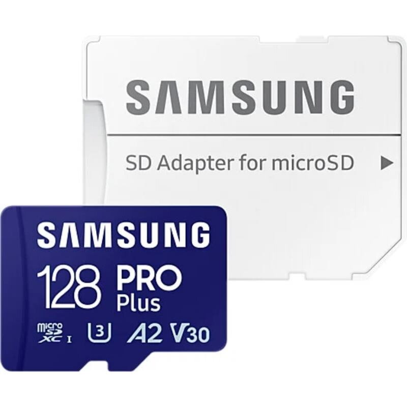 SAMSUNG Micro SDXC PRO+ 128GB (2023)+Ad SAMSUNG Micro SDXC PRO+ 128GB (2023)+Ad