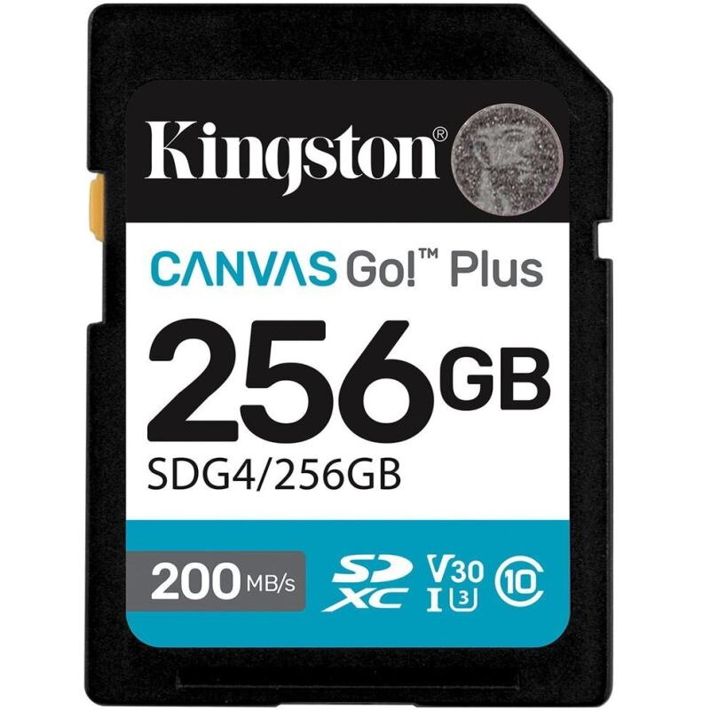 KINGSTON SDXC Canvas GO! Plus 256GB 200MB/s