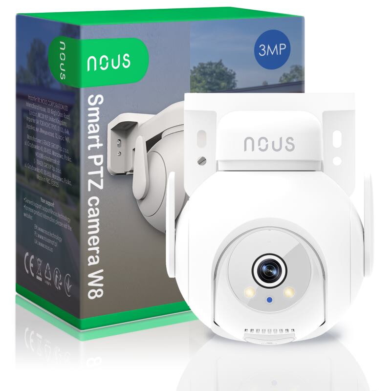 NOUS W8, SMART WiFi PTZ 2K, IP Von Kamera NOUS W8, SMART WiFi PTZ 2K, IP Von Kamera
