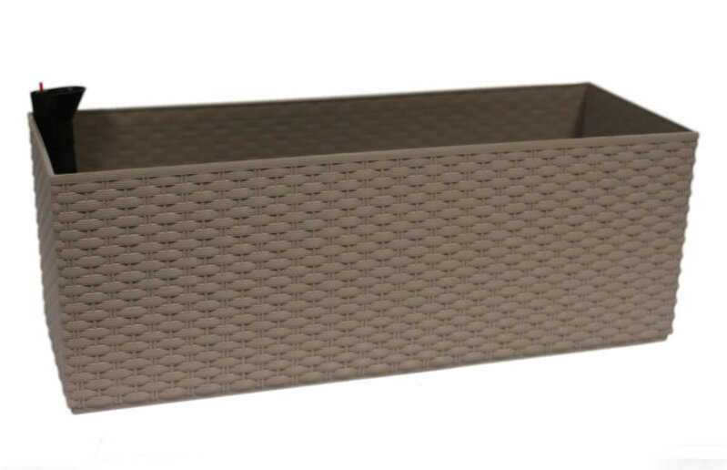 Truhlík 50cm mocca RATAN samozavlažovací WW Truhlík 50cm mocca RATAN samozavlažovací WW