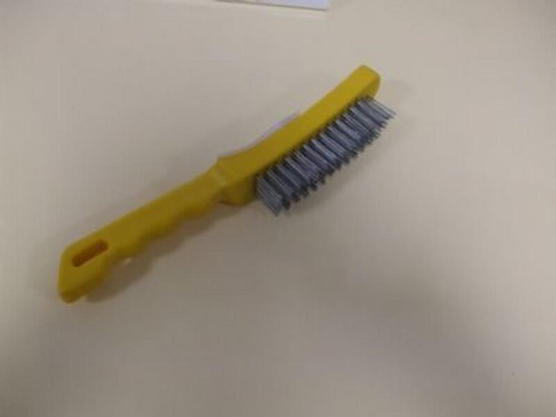 Kartáč ocel. 300mm, 5 rad, plast #