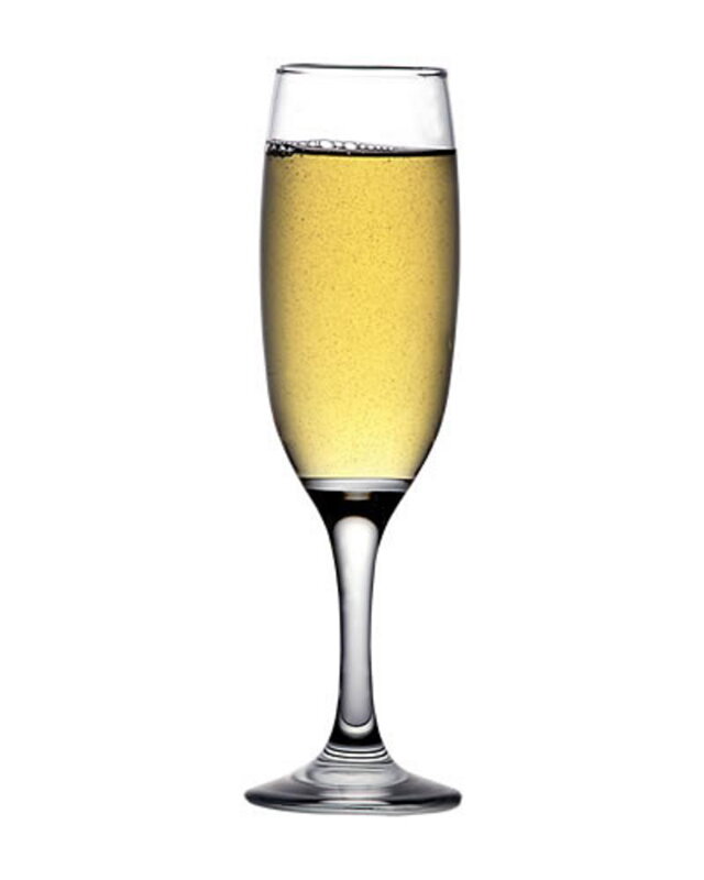Pohár na šampanské 220 ml EMPIRE číry sklo, 6 ks   WW  yyy