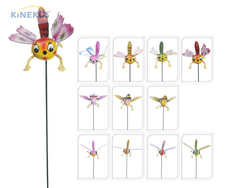 Dekorácia hmyz na paličke farebný
