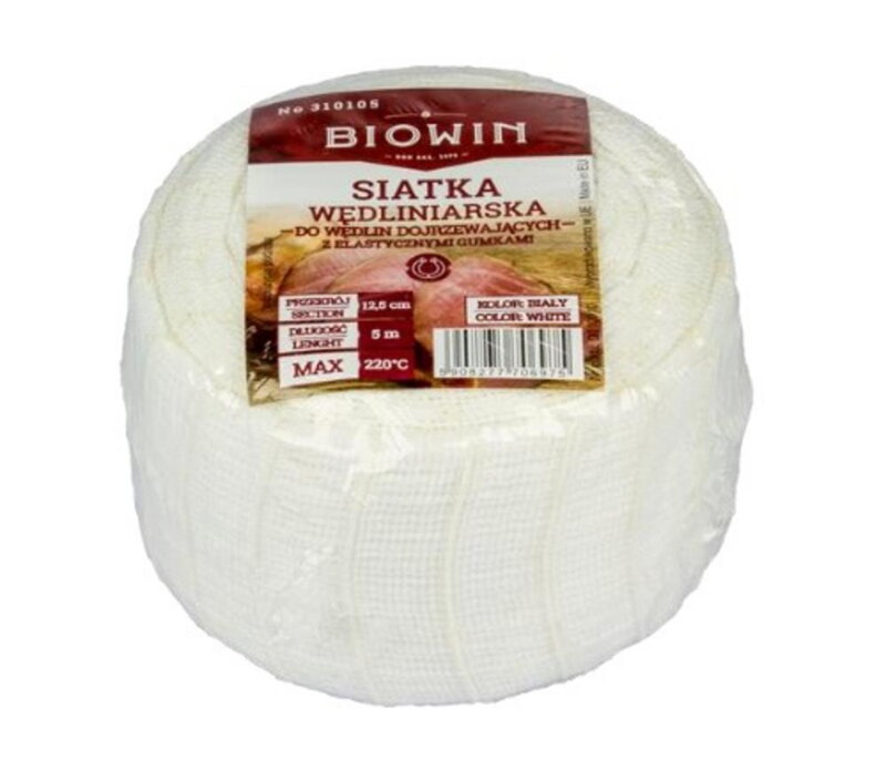 Sieťka údenárska na mäso (220C) 12,5cm - 5m Sieťka údenárska na mäso (220C) 12,5cm - 5m